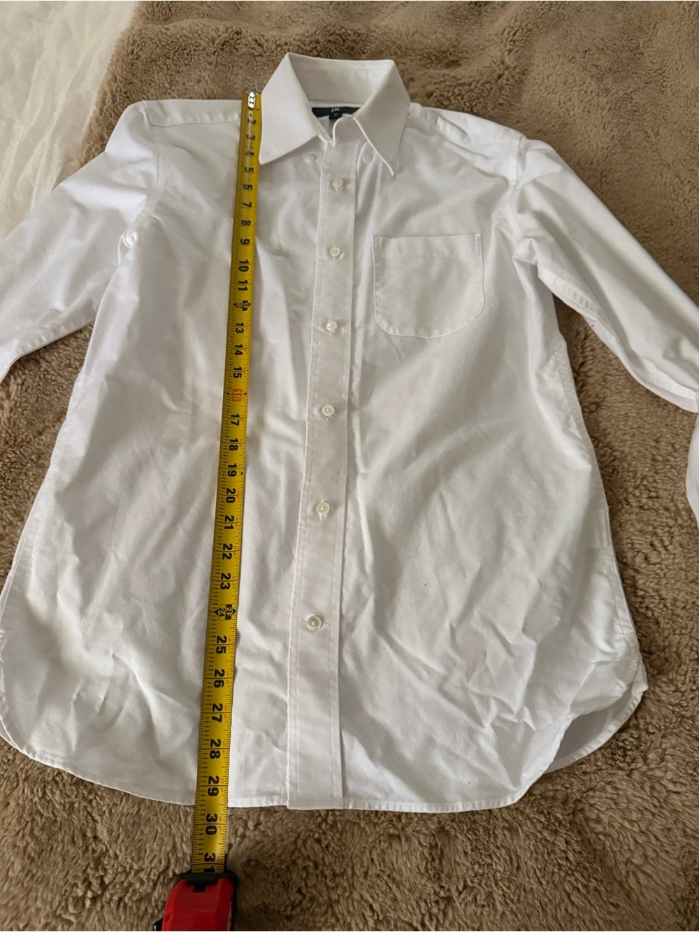 Banana Republic Men's White Button-Down Dress Shirt - Picture 5 of 11